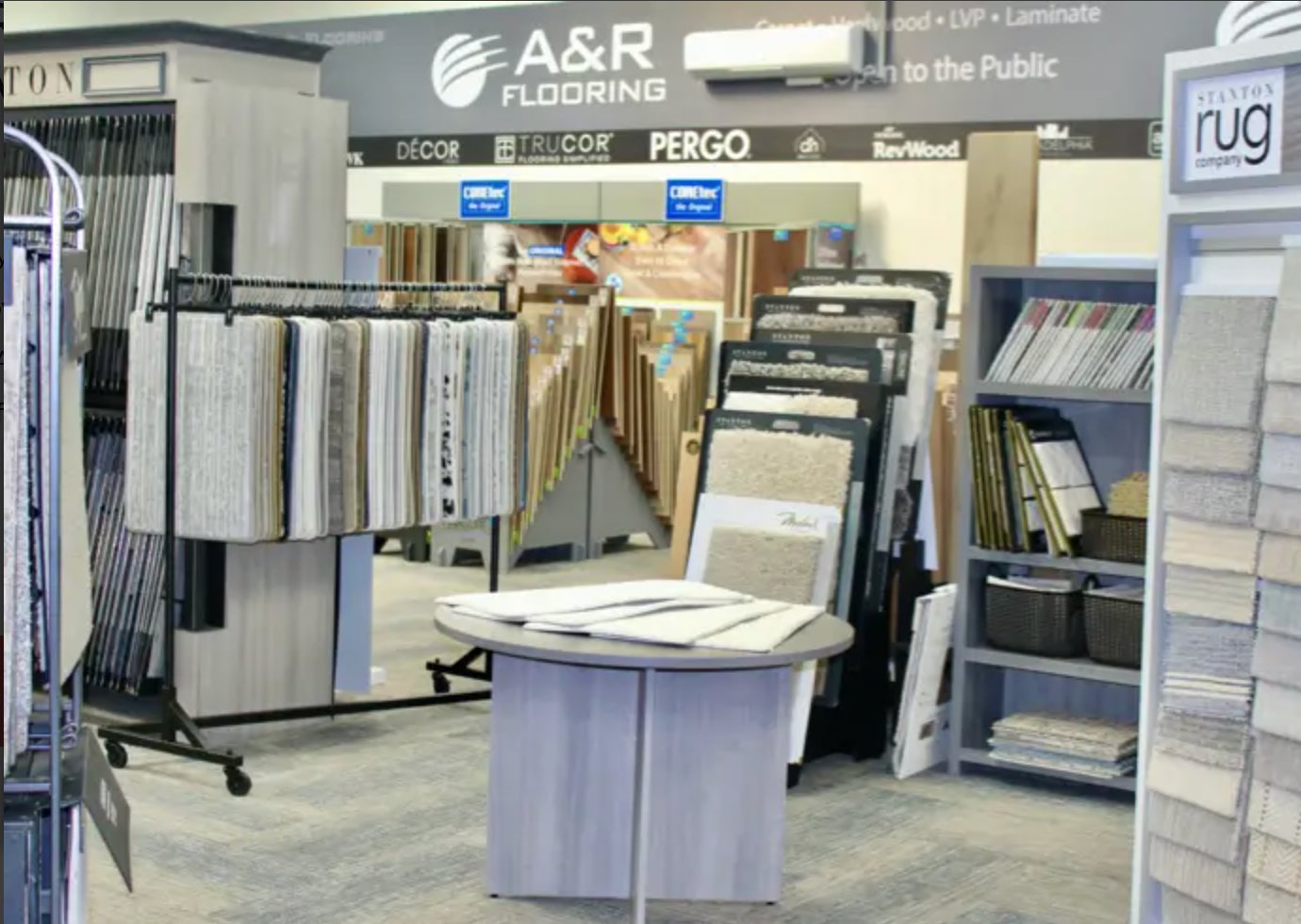 A&R Floor Supplies showroom interior