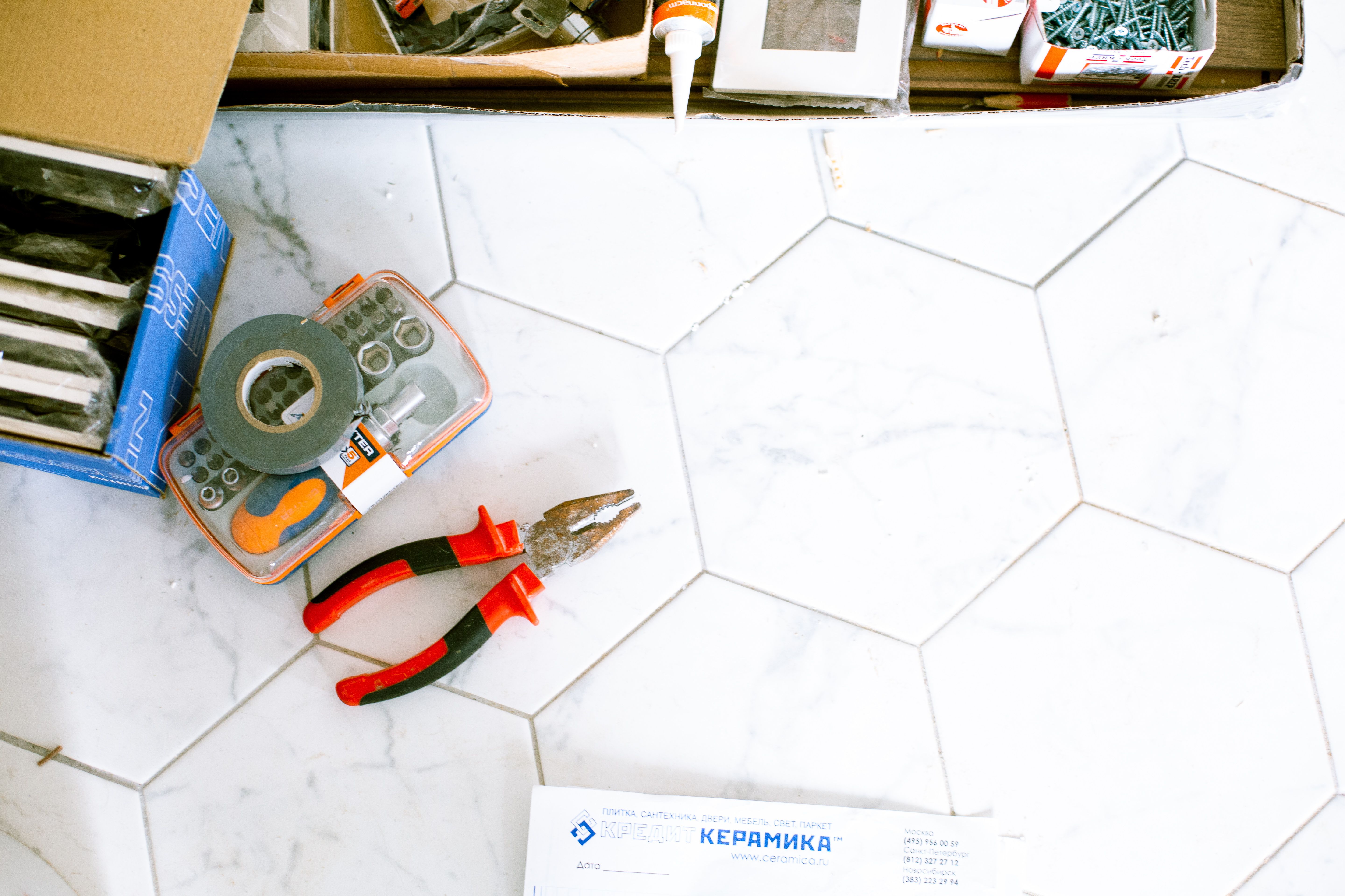 Adhesives and installation supplies